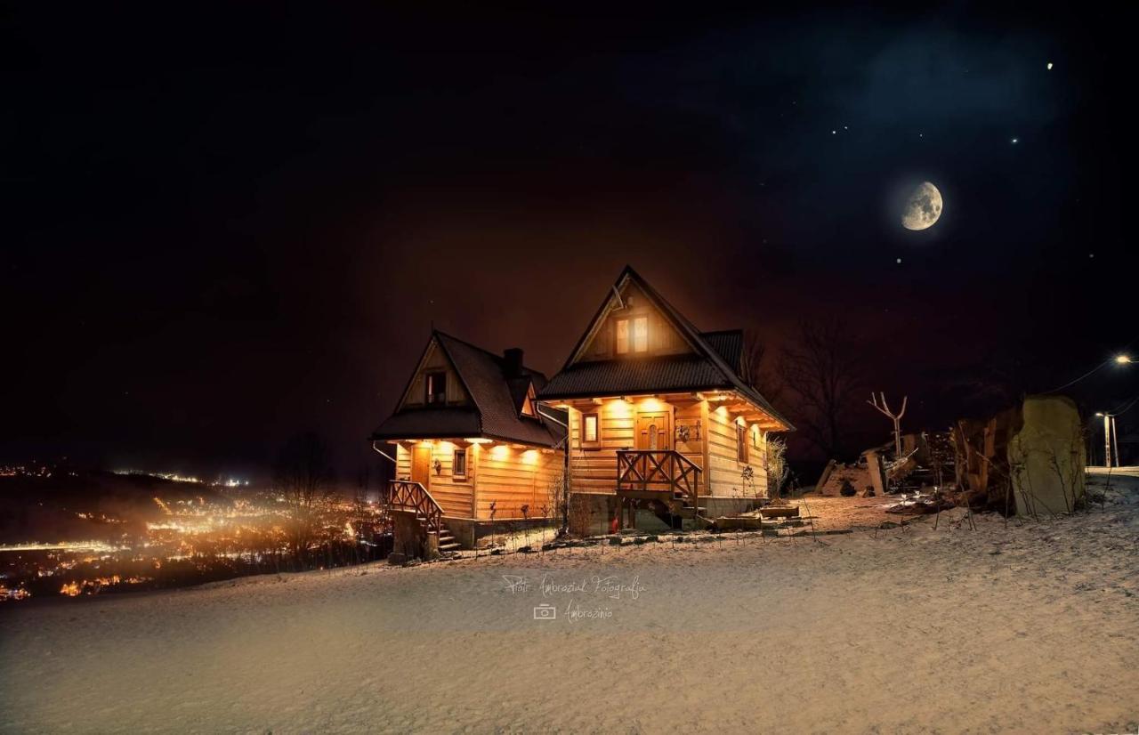 Domki Widokowe Wooden Luxury Chalet & Jacuzzi Zab Exterior foto