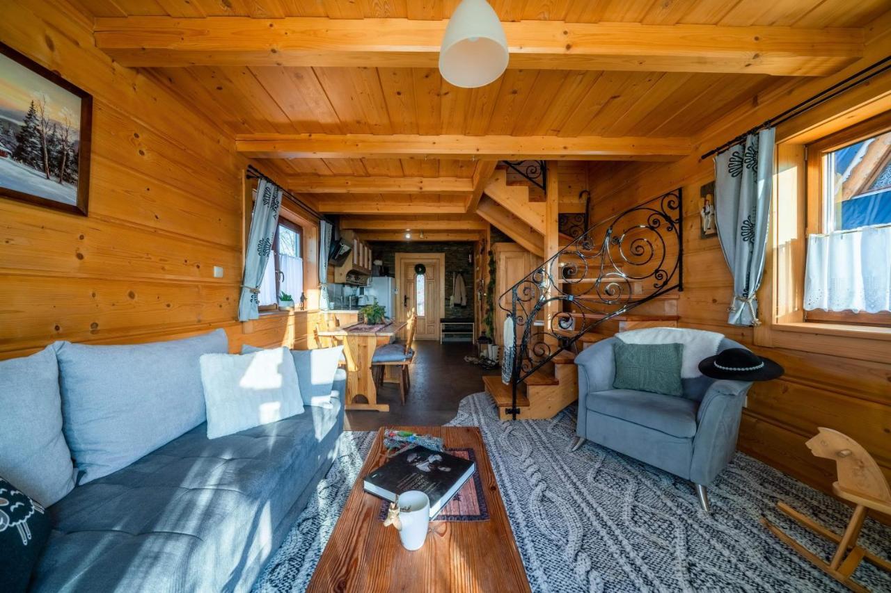 Domki Widokowe Wooden Luxury Chalet & Jacuzzi Zab Exterior foto