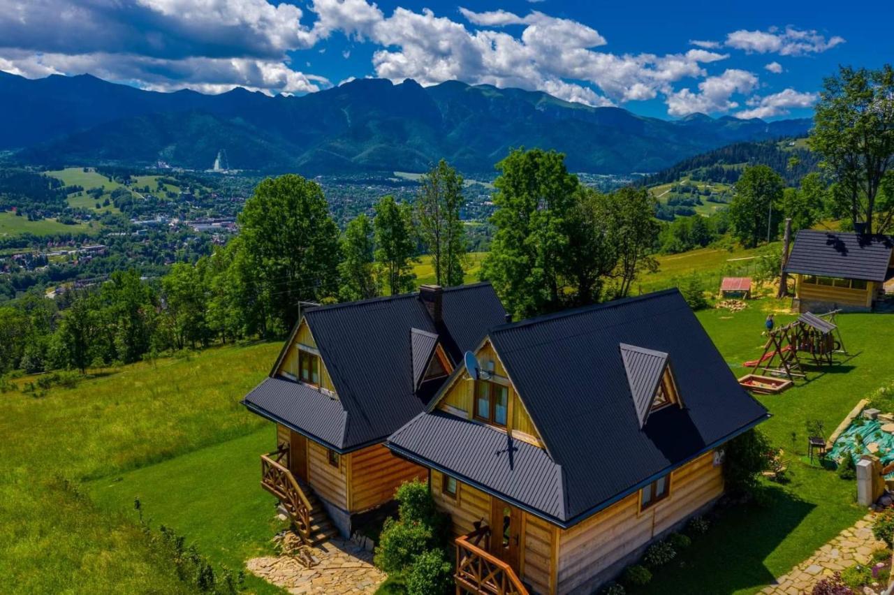 Domki Widokowe Wooden Luxury Chalet & Jacuzzi Zab Exterior foto