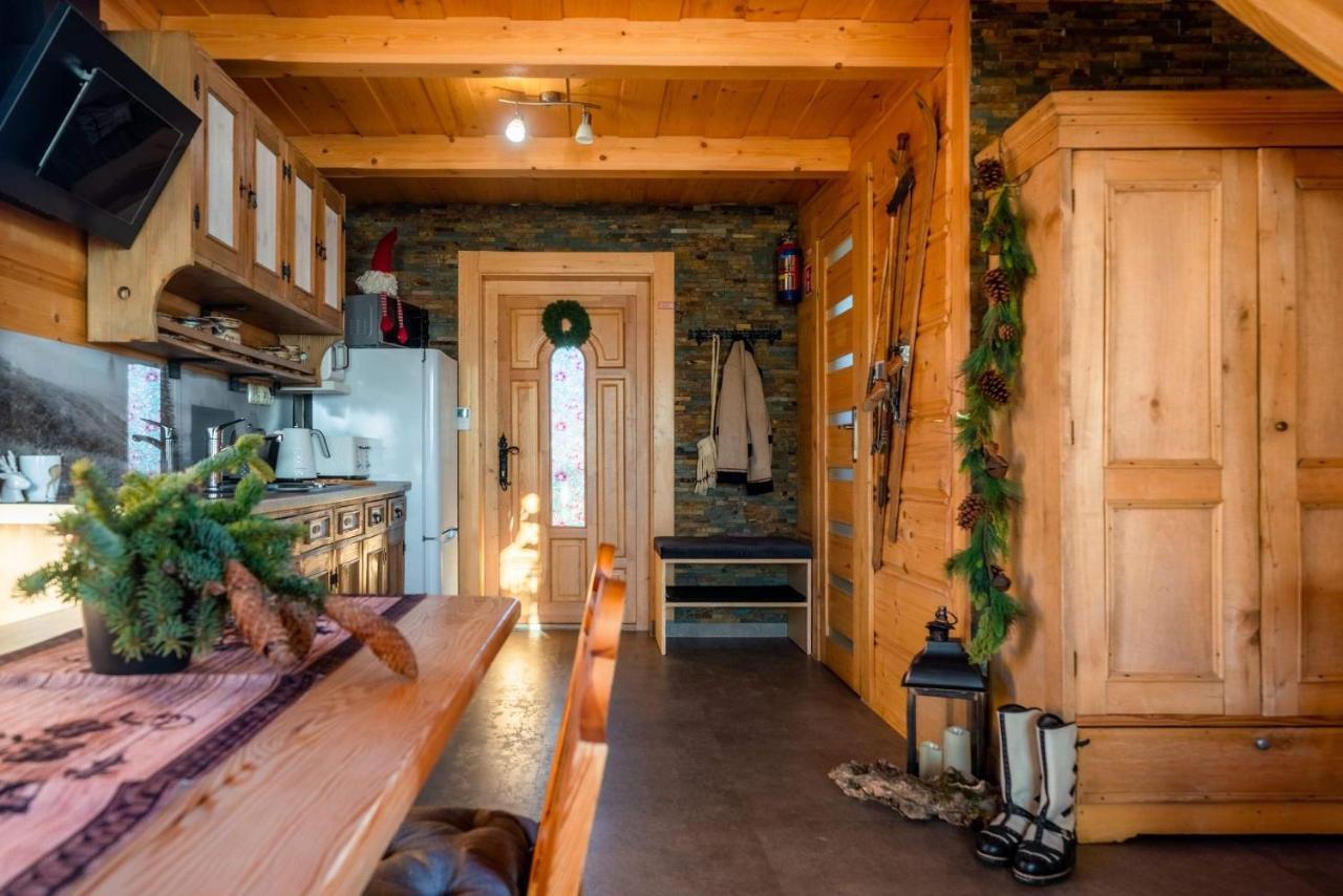 Domki Widokowe Wooden Luxury Chalet & Jacuzzi Zab Exterior foto