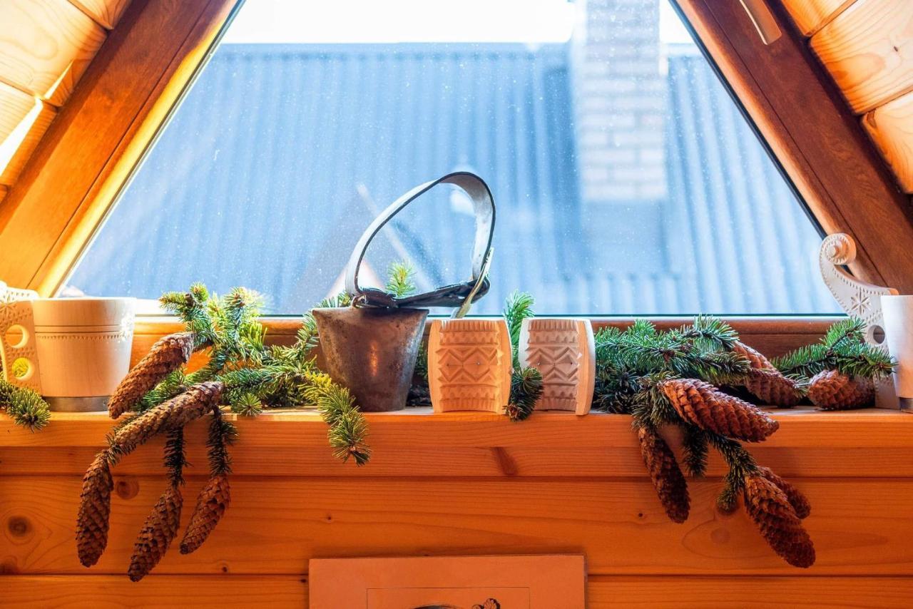 Domki Widokowe Wooden Luxury Chalet & Jacuzzi Zab Exterior foto