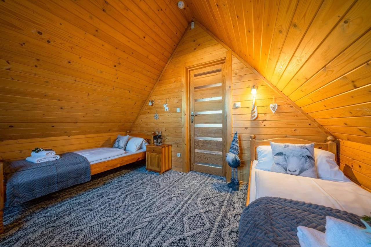 Domki Widokowe Wooden Luxury Chalet & Jacuzzi Zab Exterior foto