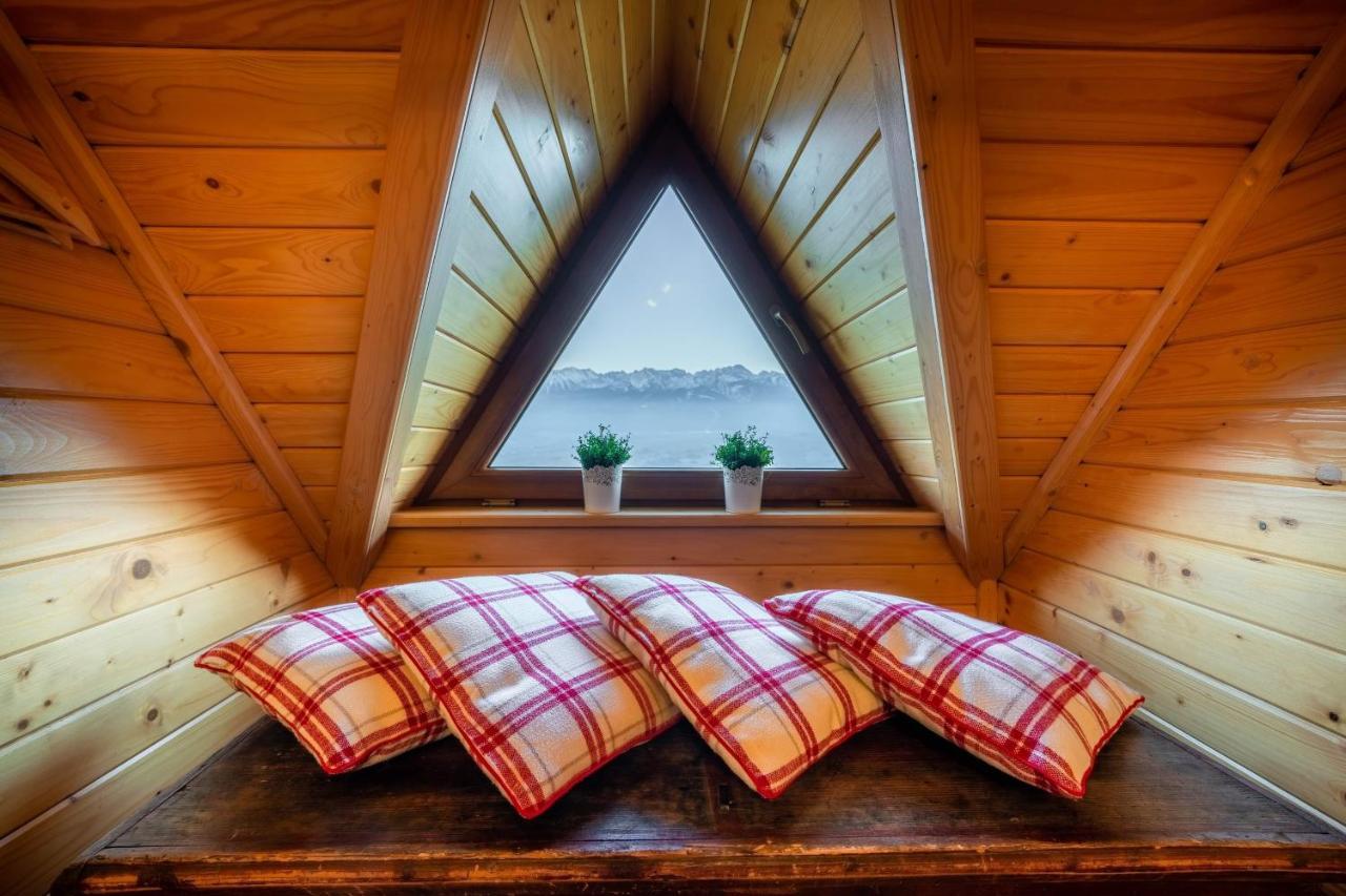 Domki Widokowe Wooden Luxury Chalet & Jacuzzi Zab Exterior foto