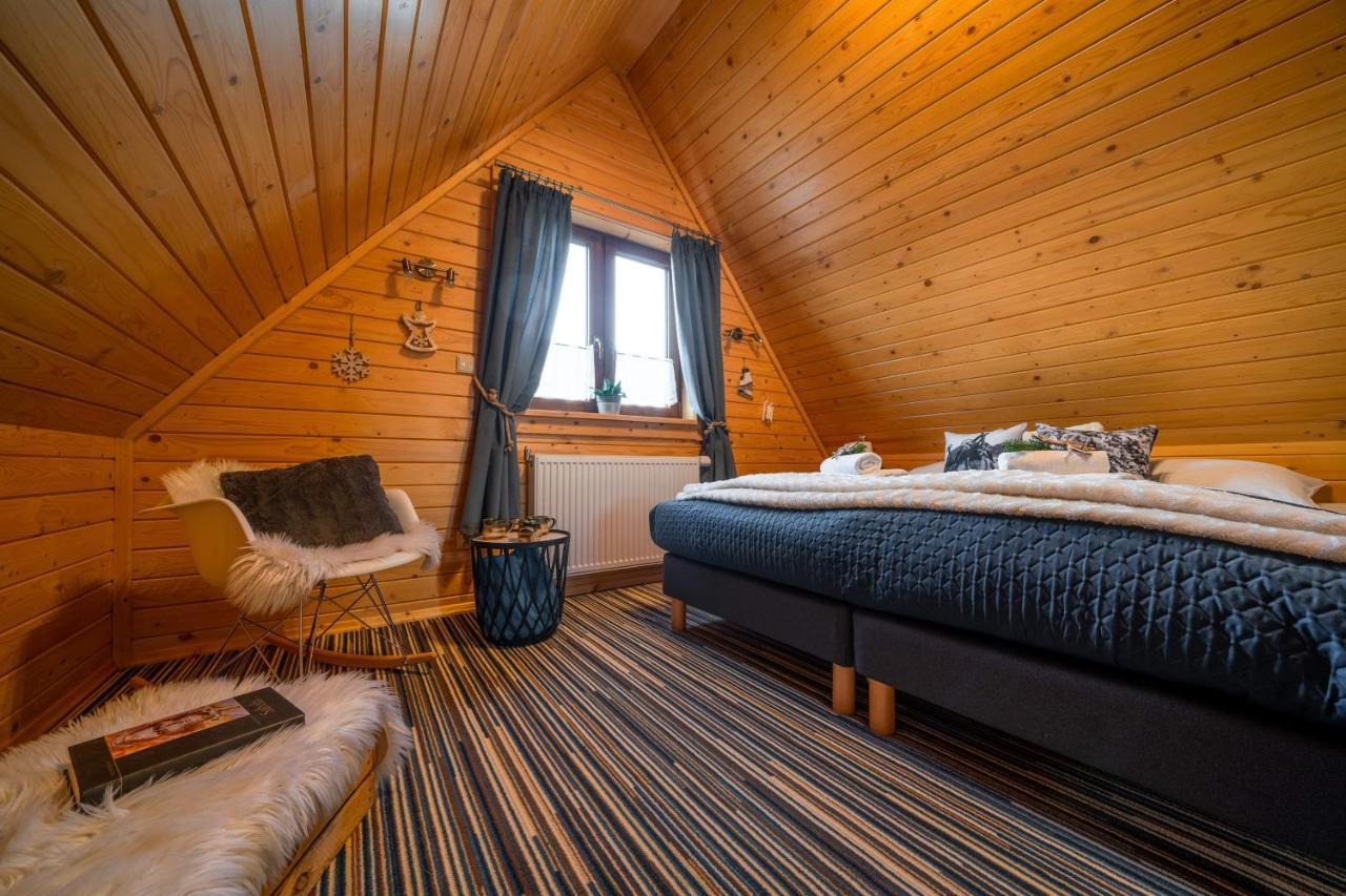 Domki Widokowe Wooden Luxury Chalet & Jacuzzi Zab Exterior foto