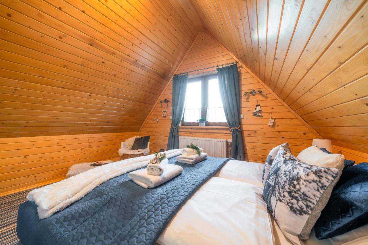 Domki Widokowe Wooden Luxury Chalet & Jacuzzi Zab Exterior foto
