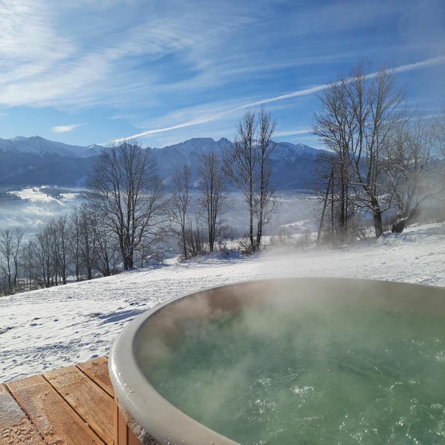 Domki Widokowe Wooden Luxury Chalet & Jacuzzi Zab Exterior foto